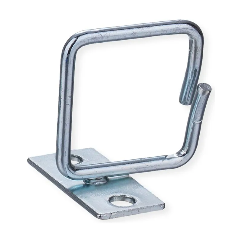 Roline 26.30.0012 organizador de cables Estante Gancho de soporte para cableado Plata 1 pieza s