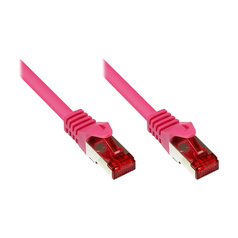 Alcasa 7.5m Cat5e cable de red Magenta 7,5 m Cat6 S/FTP S-STP