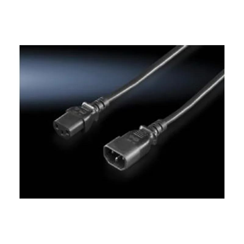 Rittal-werk Rittal DK 7200.215 Negro 1,8 m C14 acoplador C13 acoplador