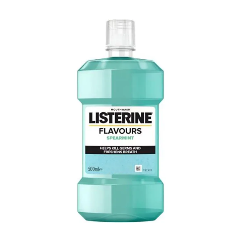 Listerine Enjuague bucal hierbabuena botella 500 ml