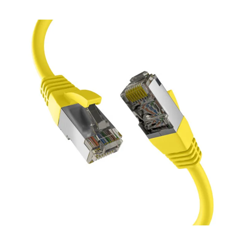 EC020200252 cable de red Amarillo 10 m Cat8.1 S/FTP S-STP
