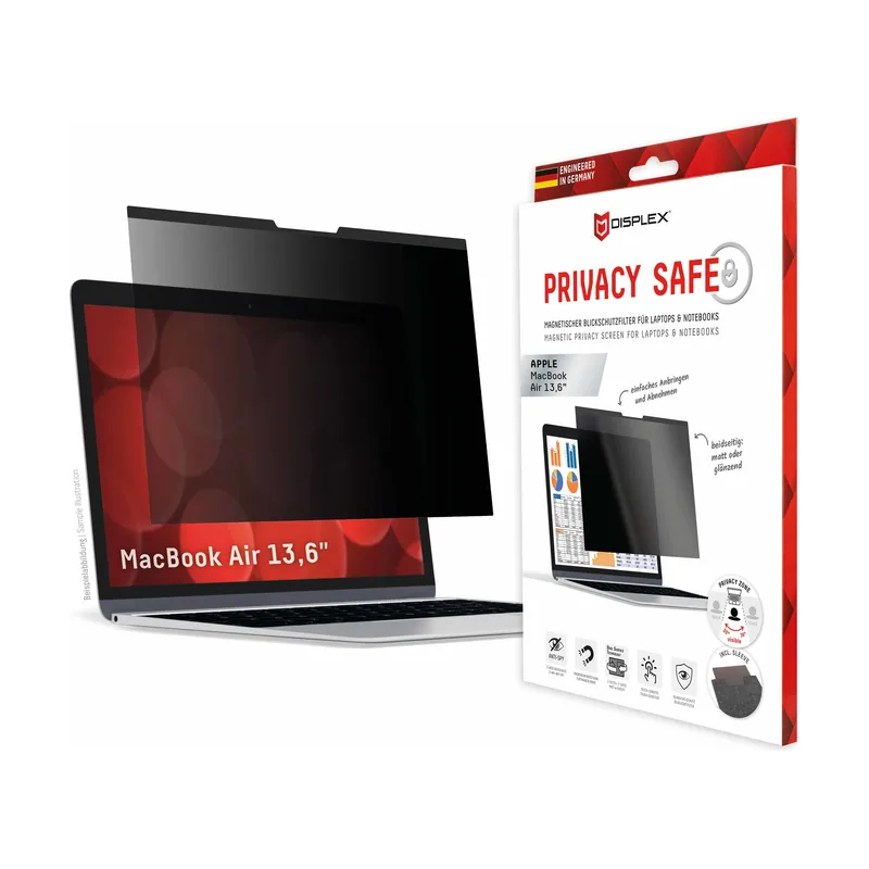 Displex 01765 filtro para monitor 34,5 cm Portátil Filtro de privacidad para pantallas sin marco 5H