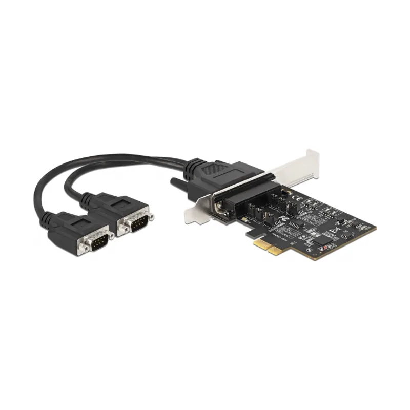 Delock Tarjeta PCI Express x1 a 2 x Serie RS-422/485 con protección ESD de 15 kV