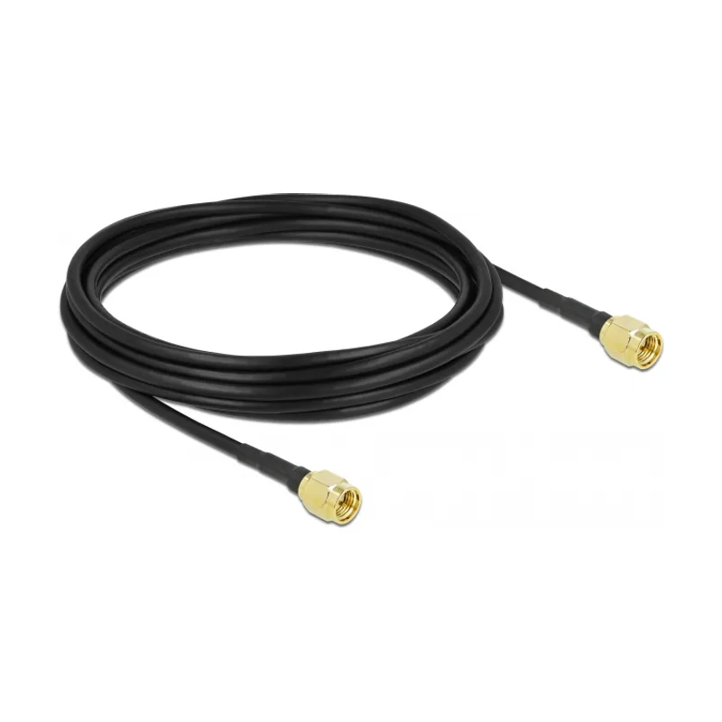 Delock Cable de antena de macho SMA a macho SMA LMR/CFD100 5 m low loss