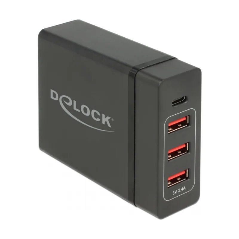 USB-Wandladegerät 63974 Universal Negro Corriente alterna Interior