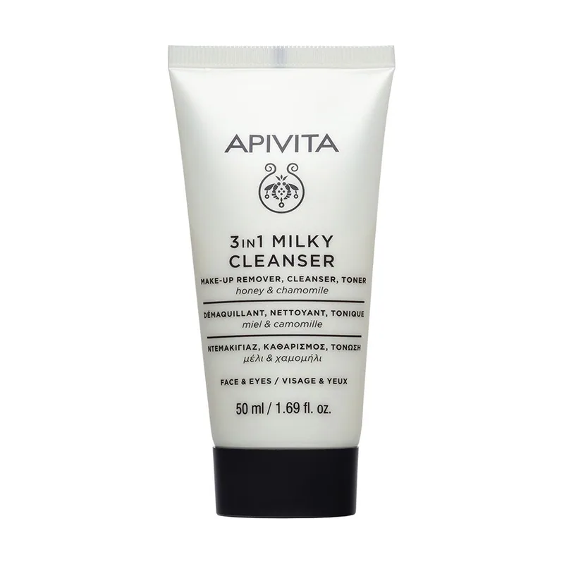 Apivita 3 EN 1 LECHE LIMPIADORA rostro y ojos