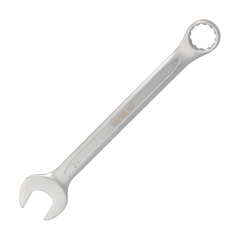 Wolfpack Linea Profesional Llave Combinada Plus 26x26 Acero Cromo Vanadio DIN 3113. Llave Doble Boca