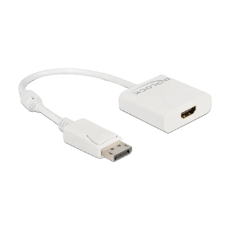 Delock Adaptador DisplayPort 1.2 macho a HDMI hembra 4K activo