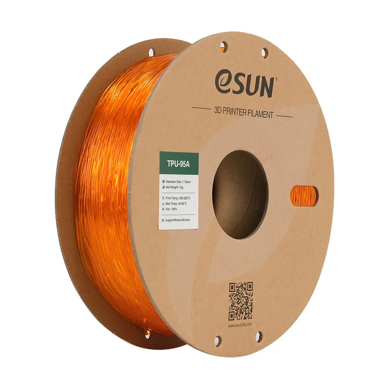 Esun TPU-95A Termoplástico de poliuretano TPU Naranja 1 kg