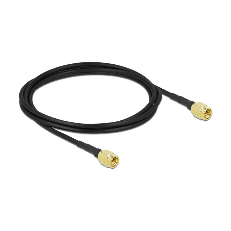 Delock Cable de antena de macho SMA a macho SMA LMR/CFD100 2 m low loss