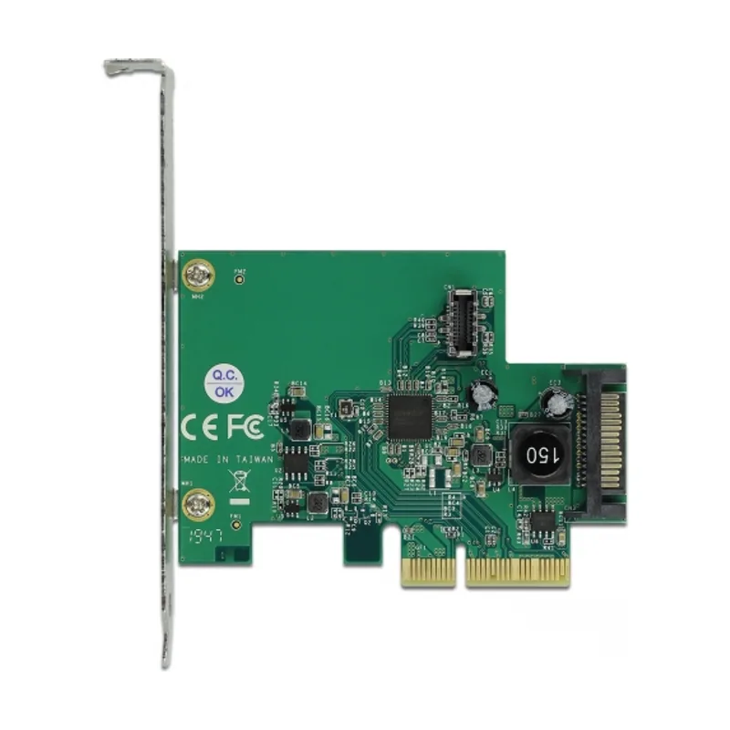 Delock Tarjeta PCI Express x4 a 1 x interno USB 3.2 Gen 2 clave A hembra de 20 pines