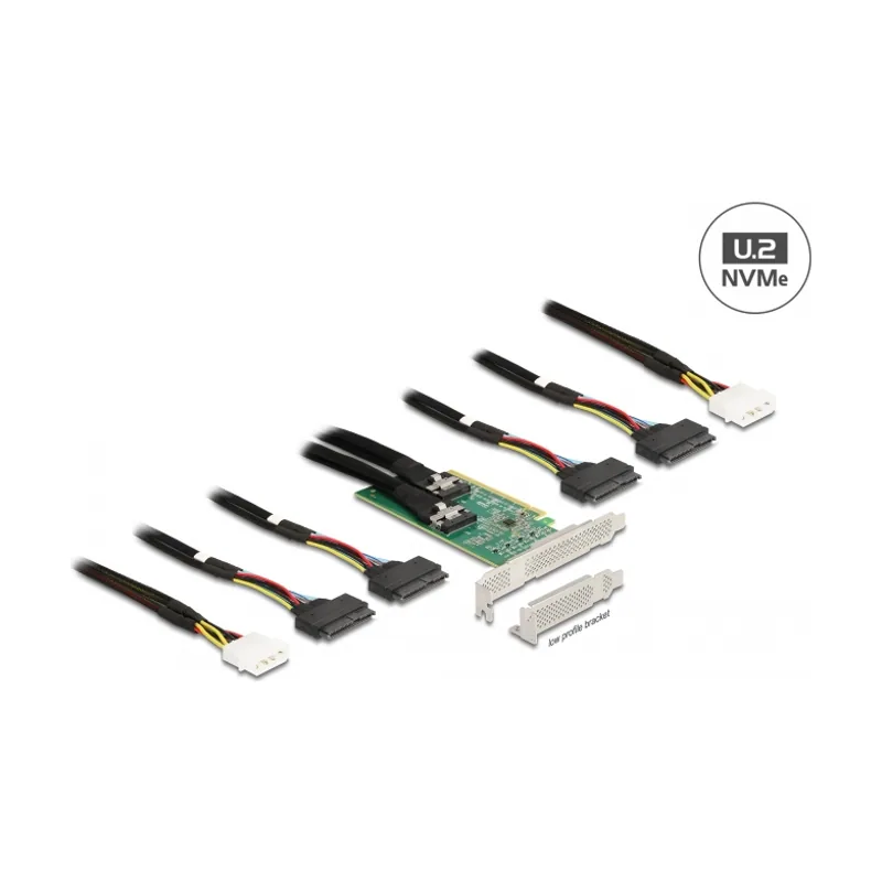 Delock Tarjeta PCI Express 4.0 x16 a 4 x SFF-8639
