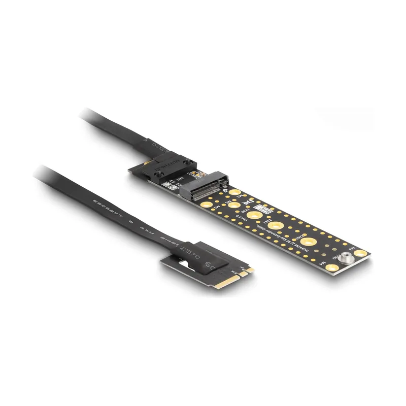 Delock Tarjeta de expansion NVMe M.2 Clave A+E macho a Clave M Ranura con cable de 20 cm
