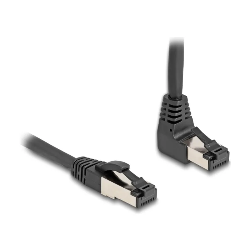 Cable de red RJ45 Cat.8.1 S/FTP 90° acodado hacia arriba/recto 5 m