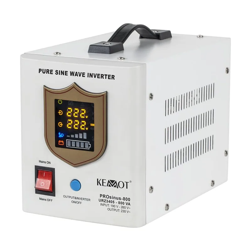 Uninterruptible power supply prosinus-500 converter with pure sine wave and charging function