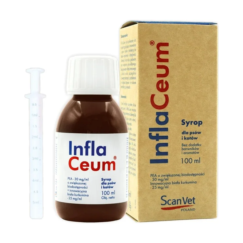 Scanvet inflaceum 100 ml syrop butelka