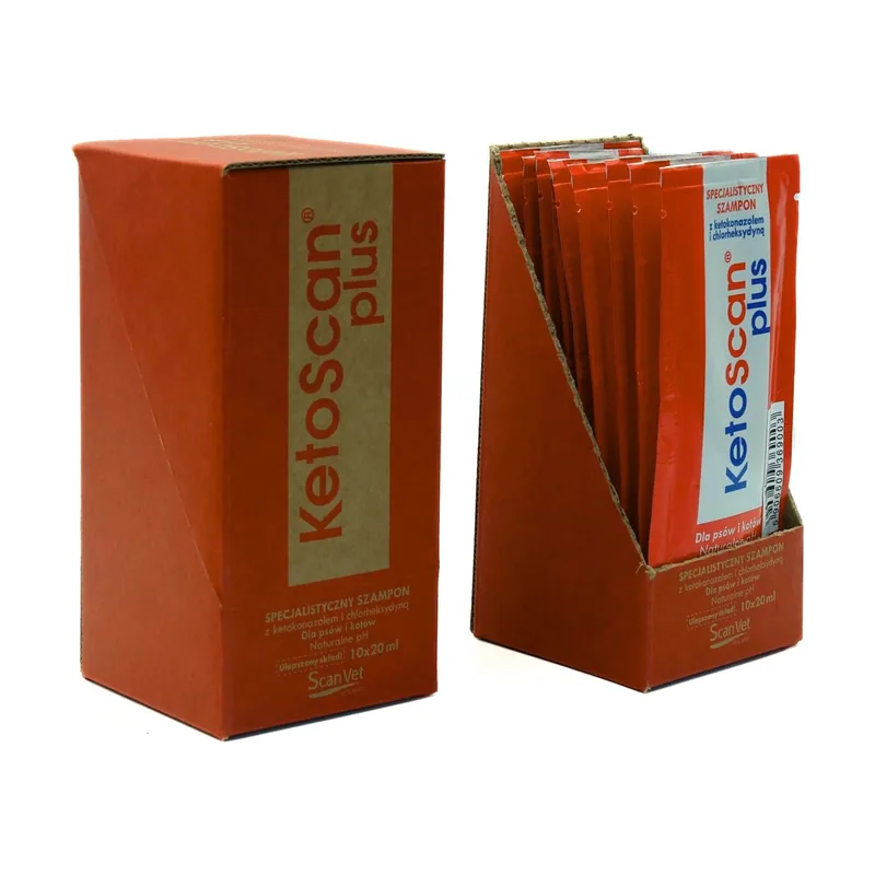 Scanvet ketoscan plus saszetki 10x20 ml płyn saszetka