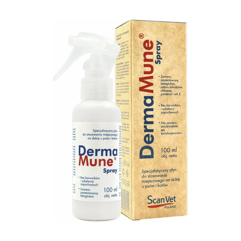 Scanvet dermamune 100 ml spray butelka