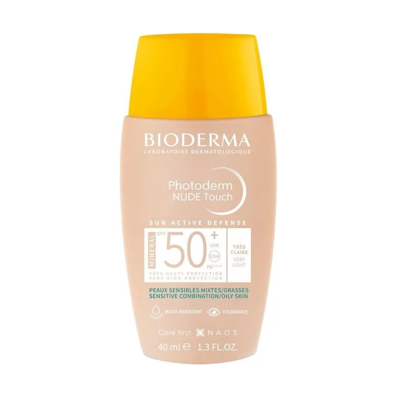 Bioderma PHOTODERM Nude Touch SPF 50+ Muy Claro 40ml