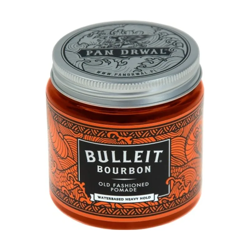 Pan Drwal Pomada para el cabello old fashioned pomade bulleit bourbon 120 ml