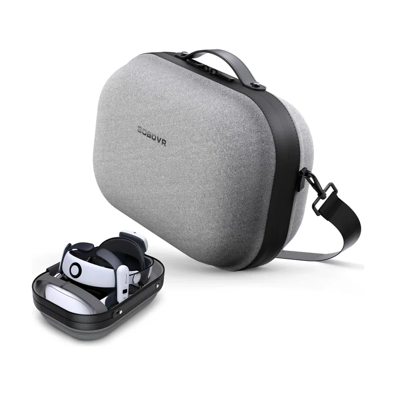 Bobovr Funda de transporte C3 compatible con correa Meta Quest 3 S3 Pro