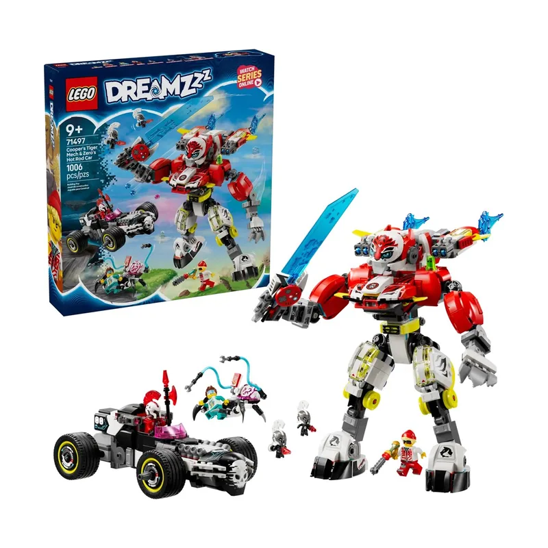 Lego DREAMZzz Meca Tigre de Cooper y Bólido de Zero