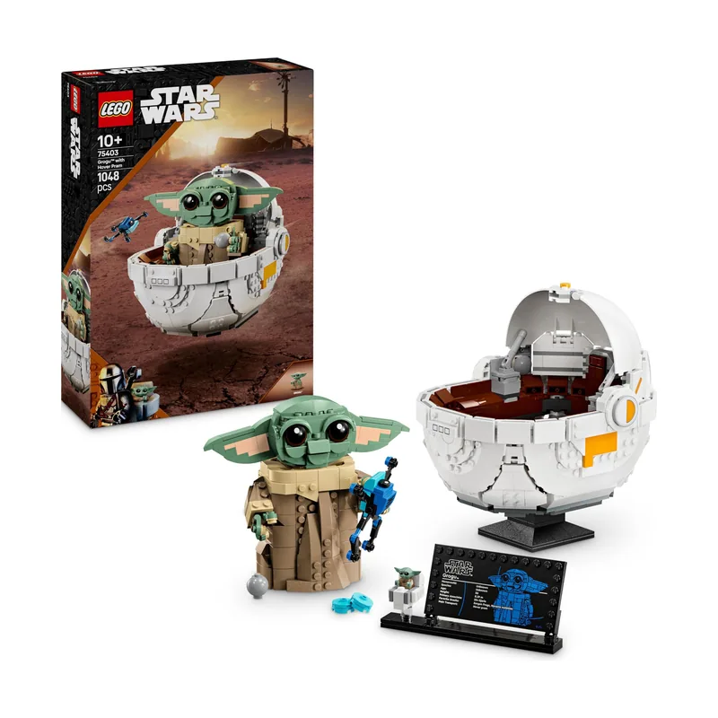 Lego Star Wars Grogu con Aerocuna 75403