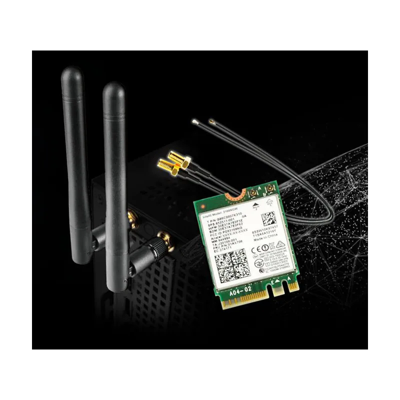 Kit Wi-Fi para chasis DeskMini Series Incluye 2 x Antenas