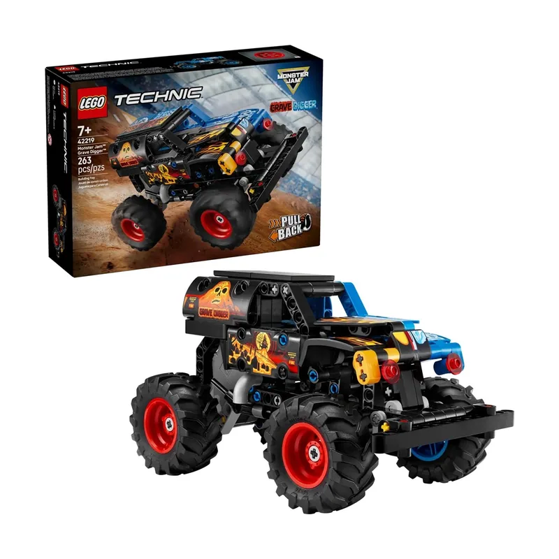 Lego Technic Monster Jam Grave Digger Fuego y Hielo 42219