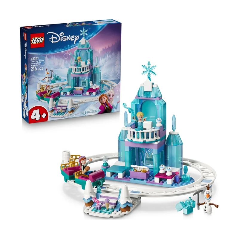 Lego Disney Princess Castillo de Hielo de Elsa y Aventura en la Nieve 43281