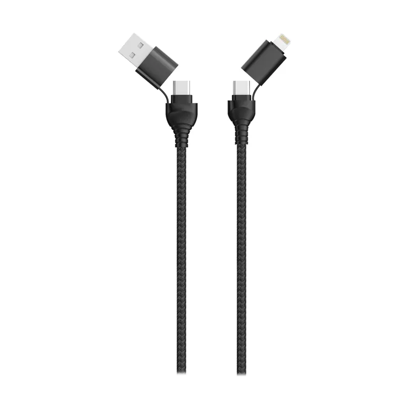 2go 797369 cable USB 1,2 m USB A/USB C USB C/Lightning