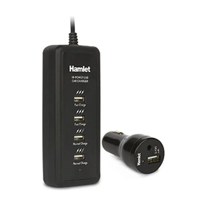 Hamlet XPWC545CAR cargador de dispositivo Negro Encendedor de cigarrillos Auto