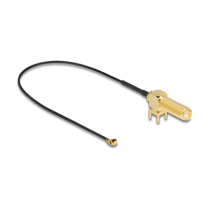 Delock Antena Cable SMA 90° PCB mampara hembra a I-PEX Inc.