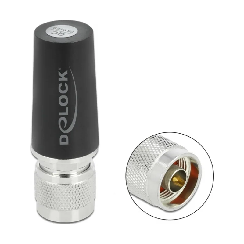 Delock Antena LTE macho N 3 dBi omnidireccional de montaje en techo fijo exterior