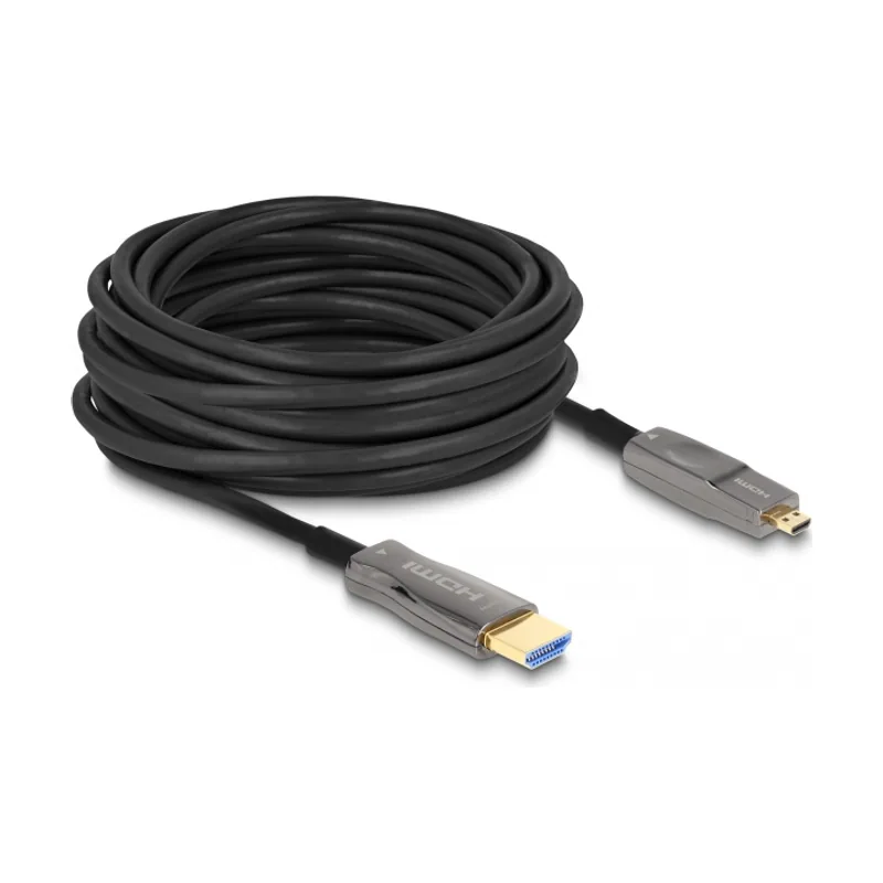 Delock Cable óptico activo HDMI 5 en 1