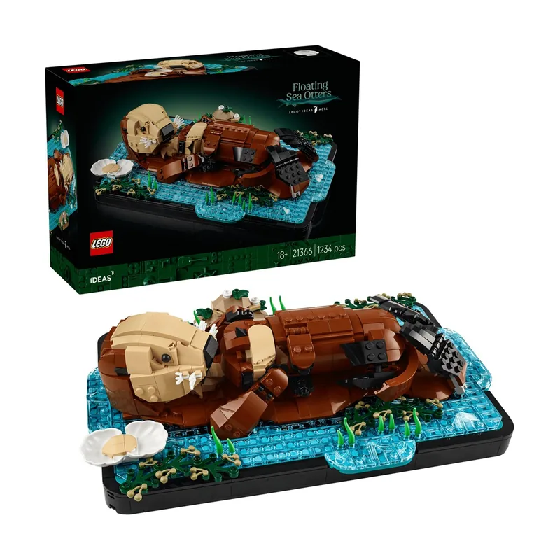 Lego Ideas Nutrias Marinas a Flote 21366