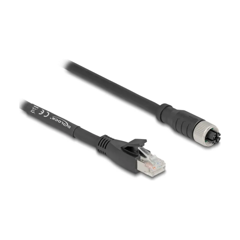 Delock 80594 cable de red Negro 5 m Cat5e S/FTP S-STP