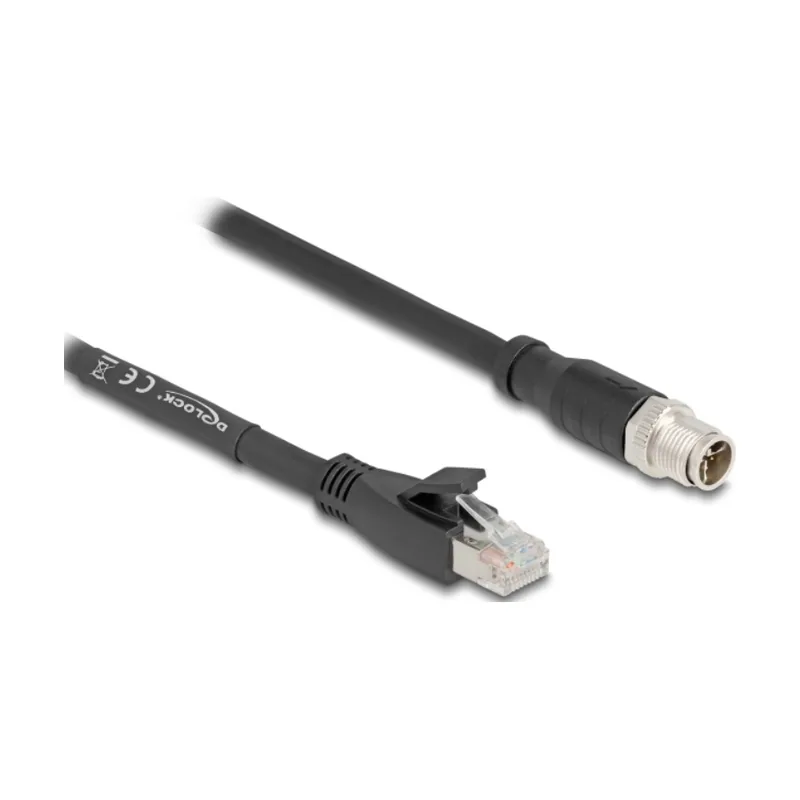 Delock 80579 cable de red Negro 2 m Cat5e S/FTP S-STP