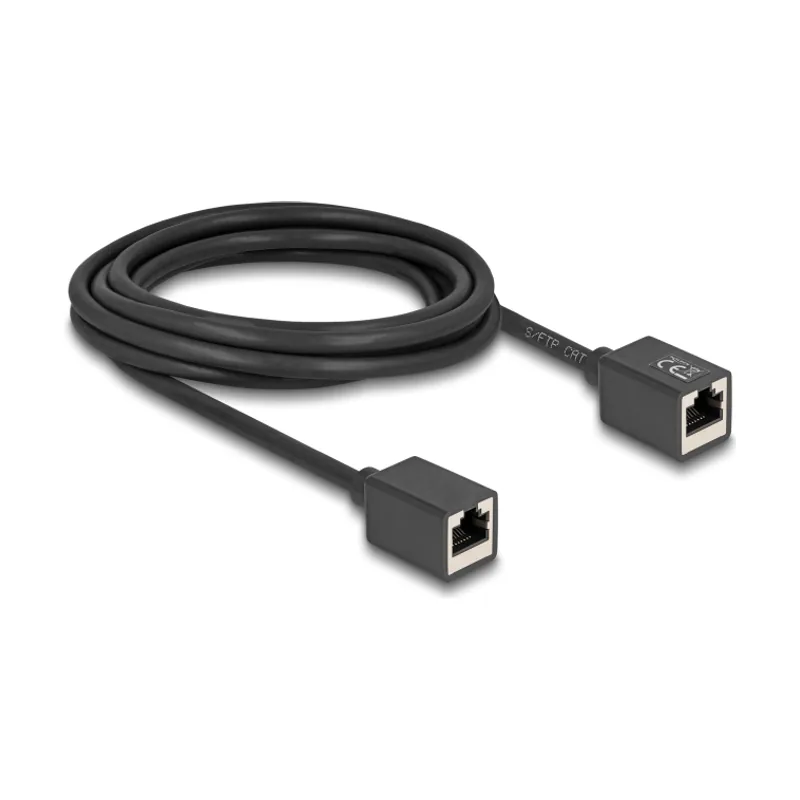 Delock 90332 cable de red Negro 3 m Cat6a S/FTP S-STP