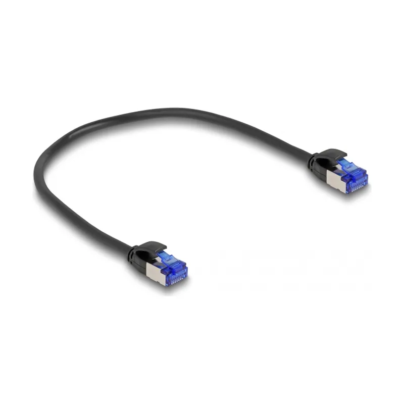 Delock Cable de red RJ45 Cat.6A S/FTP Slim 0,25 m