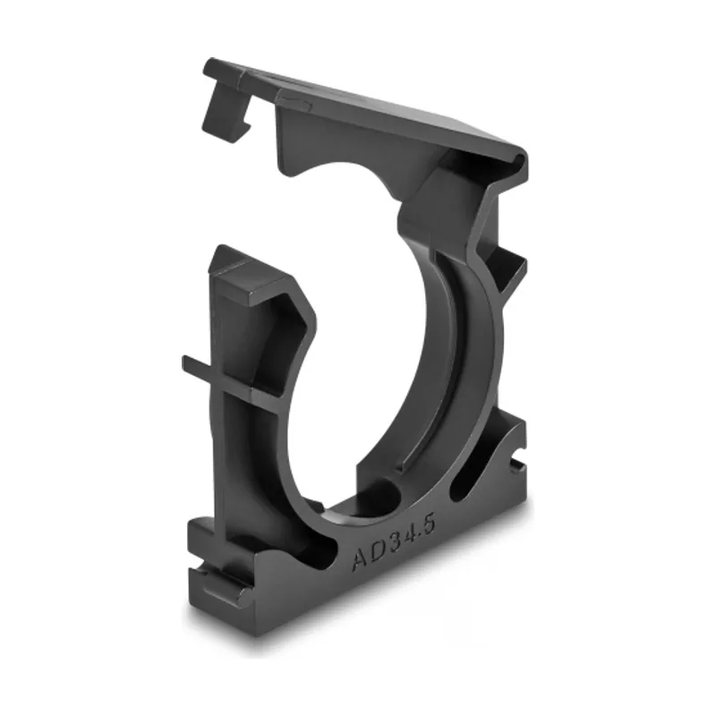 Delock Soporte para funda de cable con clip de bloqueo 34,5 mm 4 piezas