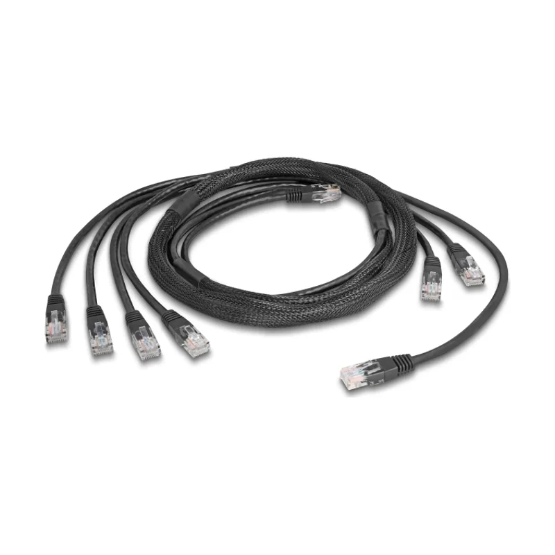 Delock 90121 cable de red Negro 5 m Cat5e U/UTP UTP