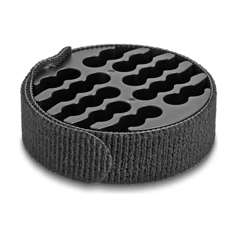 Organizador de cables con bridas de gancho y bucle