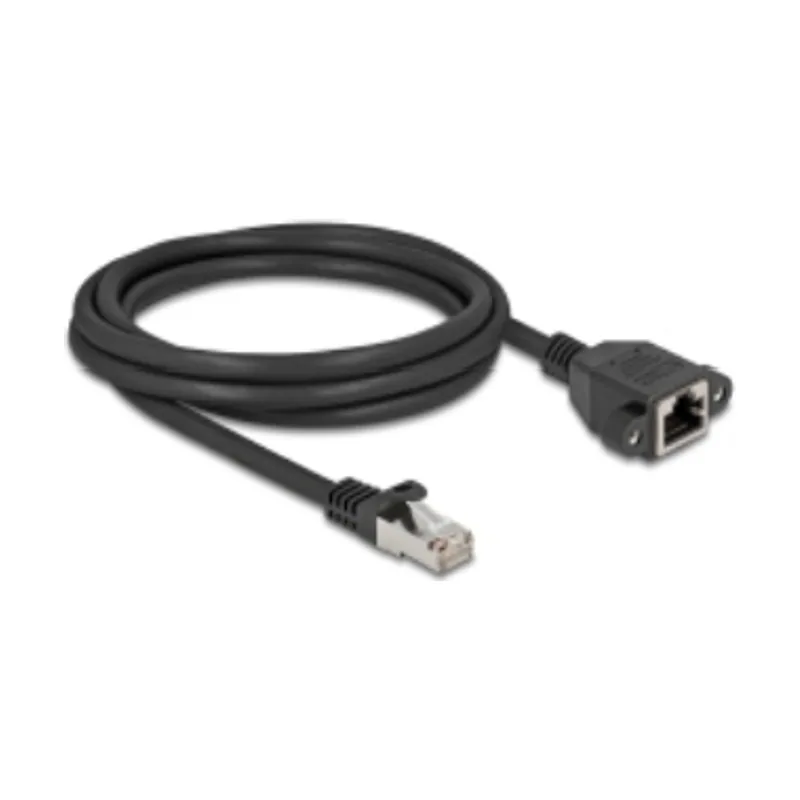 Delock 90778 cable de red Negro 3 m Cat6a S/FTP S-STP