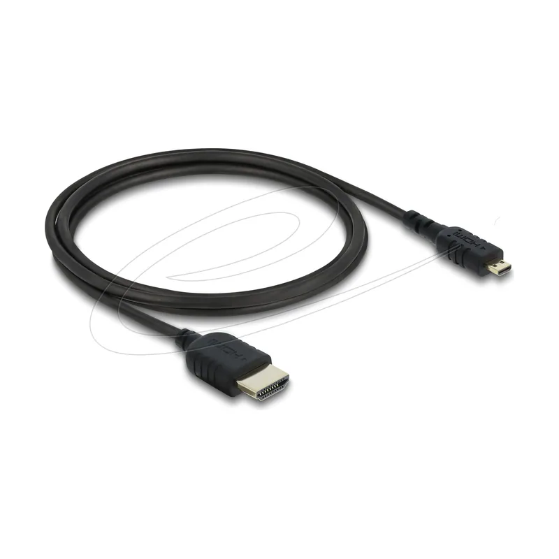 Delock 81690 cable HDMI 1 m HDMI tipo A Estándar HDMI tipo D Micro