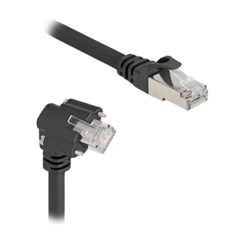 Delock 80917 cable de red Negro 1 m Cat6 S/FTP S-STP