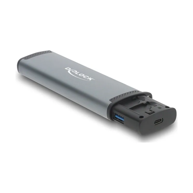 Delock 91018 lector de tarjeta USB 3.2 Gen 1 3.1 Gen 1 Type-A/Type-C