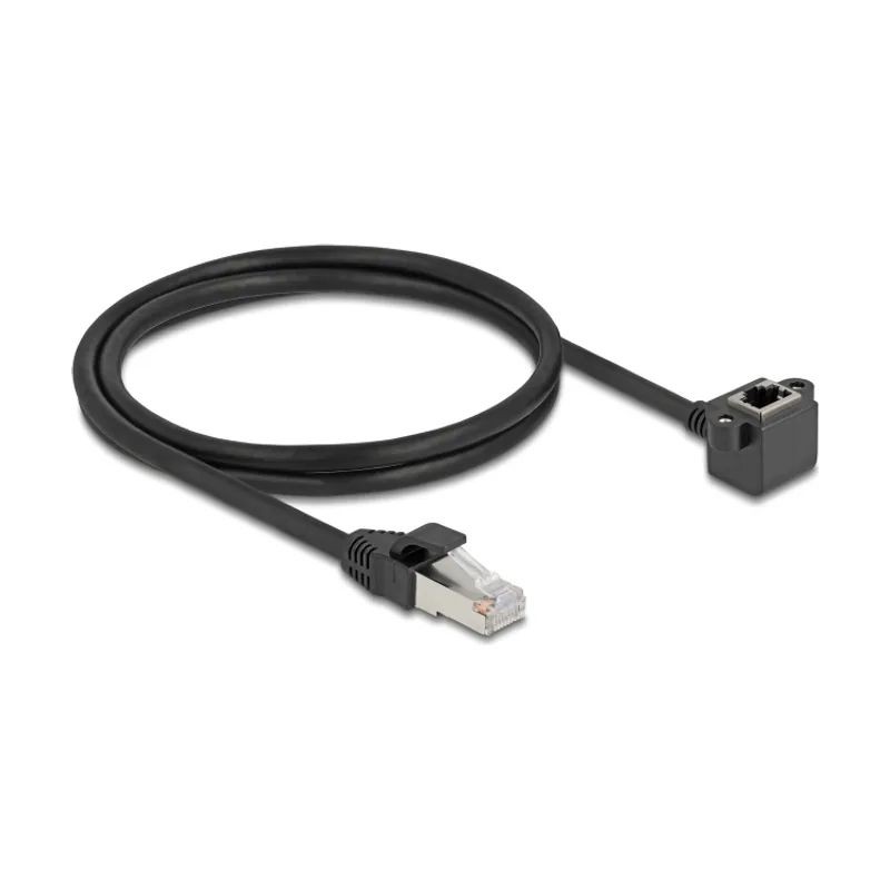 Delock 81097 cable de red Negro 1 m Cat6 F/UTP FTP