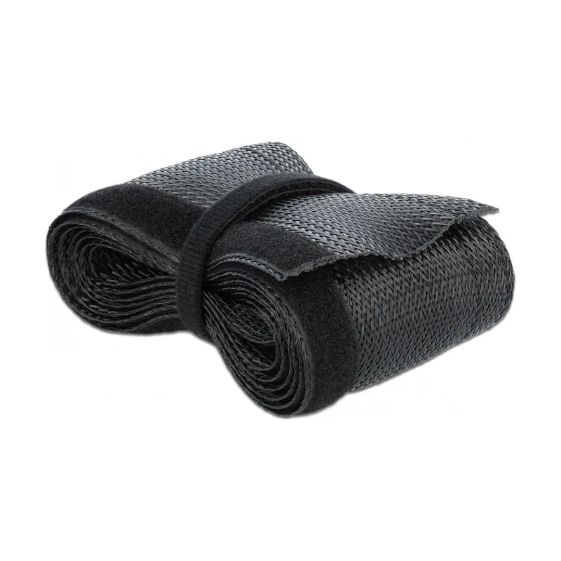 Delock Funda trenzada con cierre de gancho y lazo 5 m x 32 mm