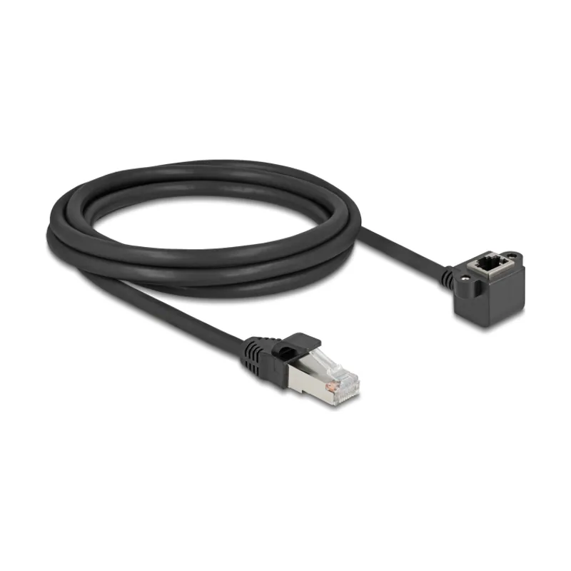 Delock 81098 cable de red Negro 2 m Cat6 F/UTP FTP